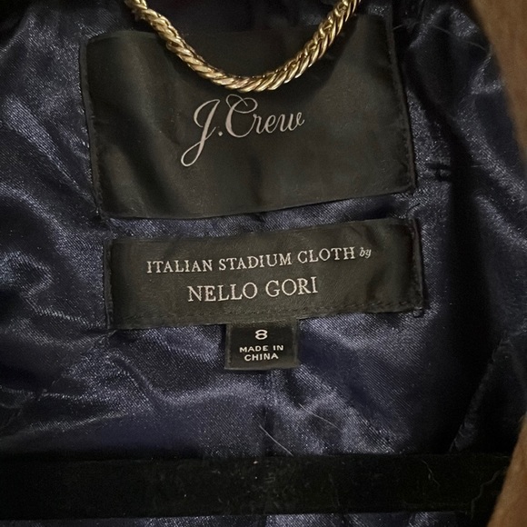 J. Crew Tan Pea Coat - Picture 2 of 4